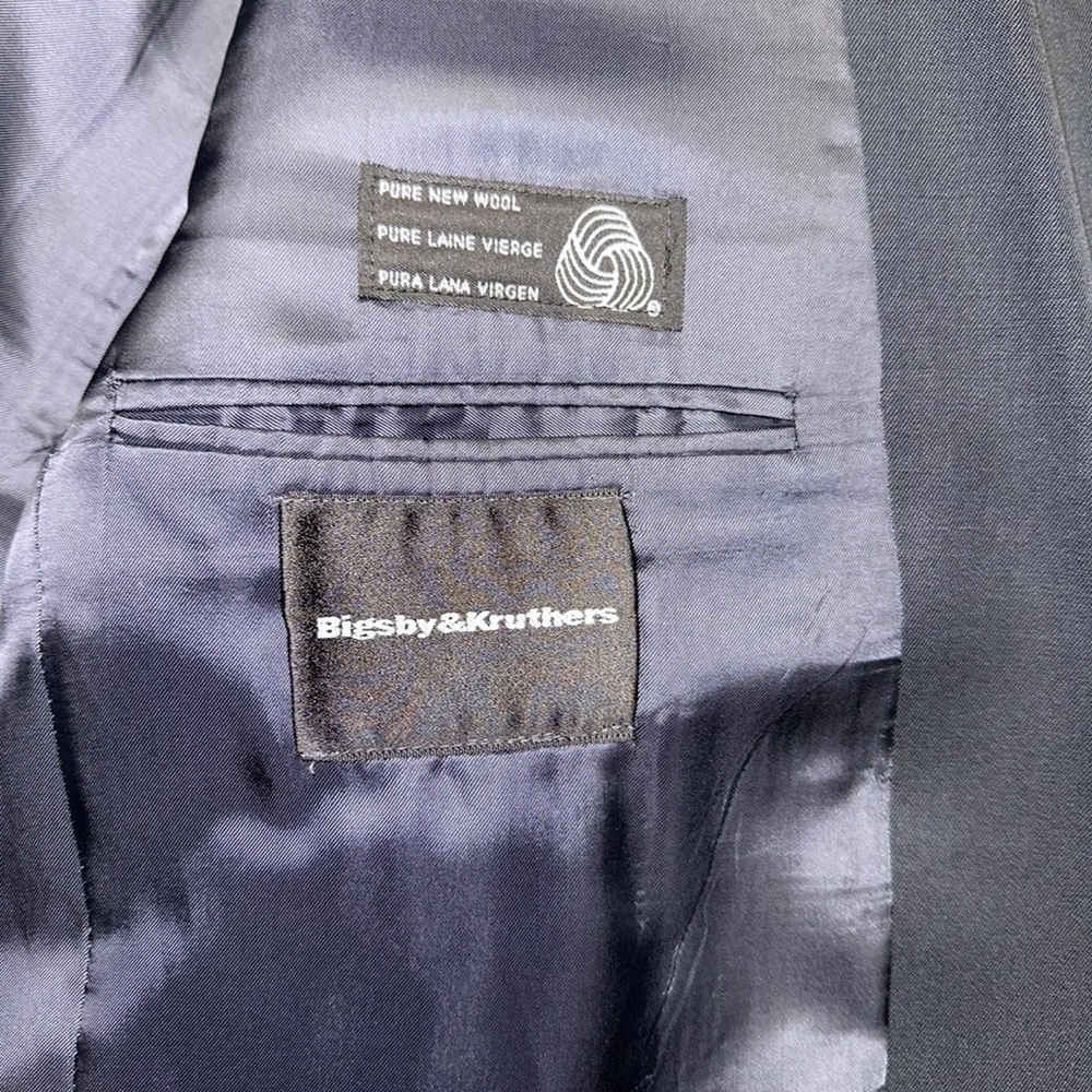 Ralph Lauren Men’s Navy Blue 100% Wool Sport Coat Blazer ~ Size 42 Tall - Picture 5 of 16
